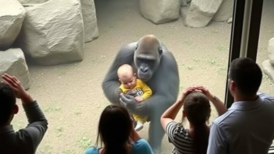 A Child Fell Into a Gorilla Pit. Nobody Could Believe How the Gorilla Reacted