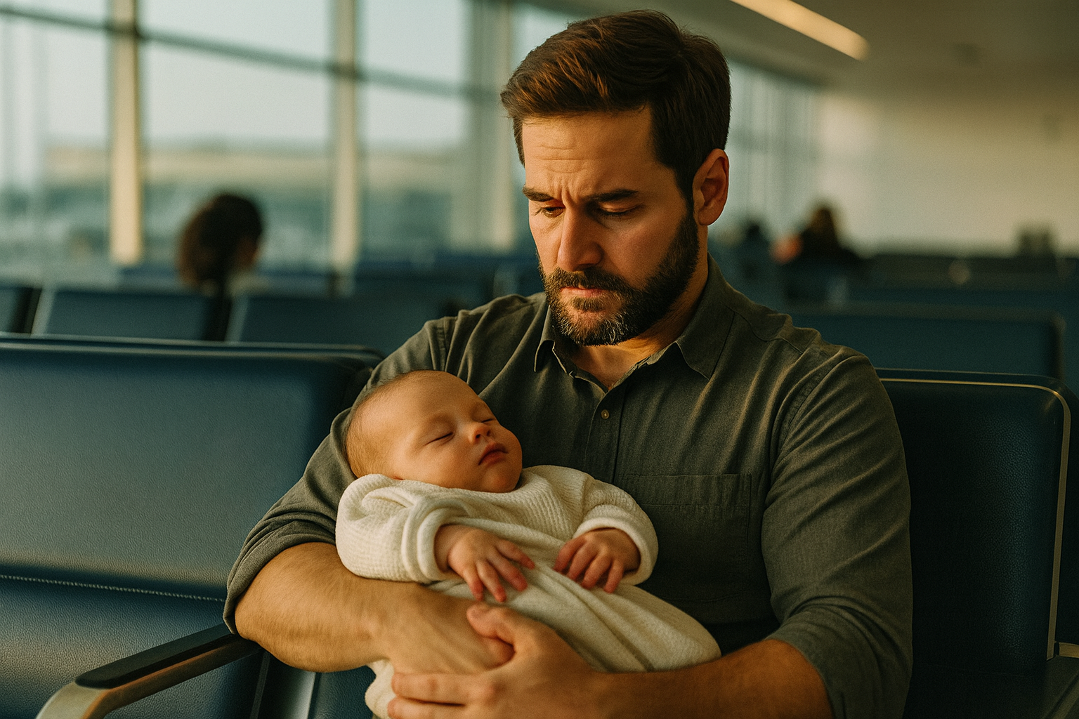 Airport Refused to Let Him Fly with His Baby. What Happened Next Is Pure Human Magic