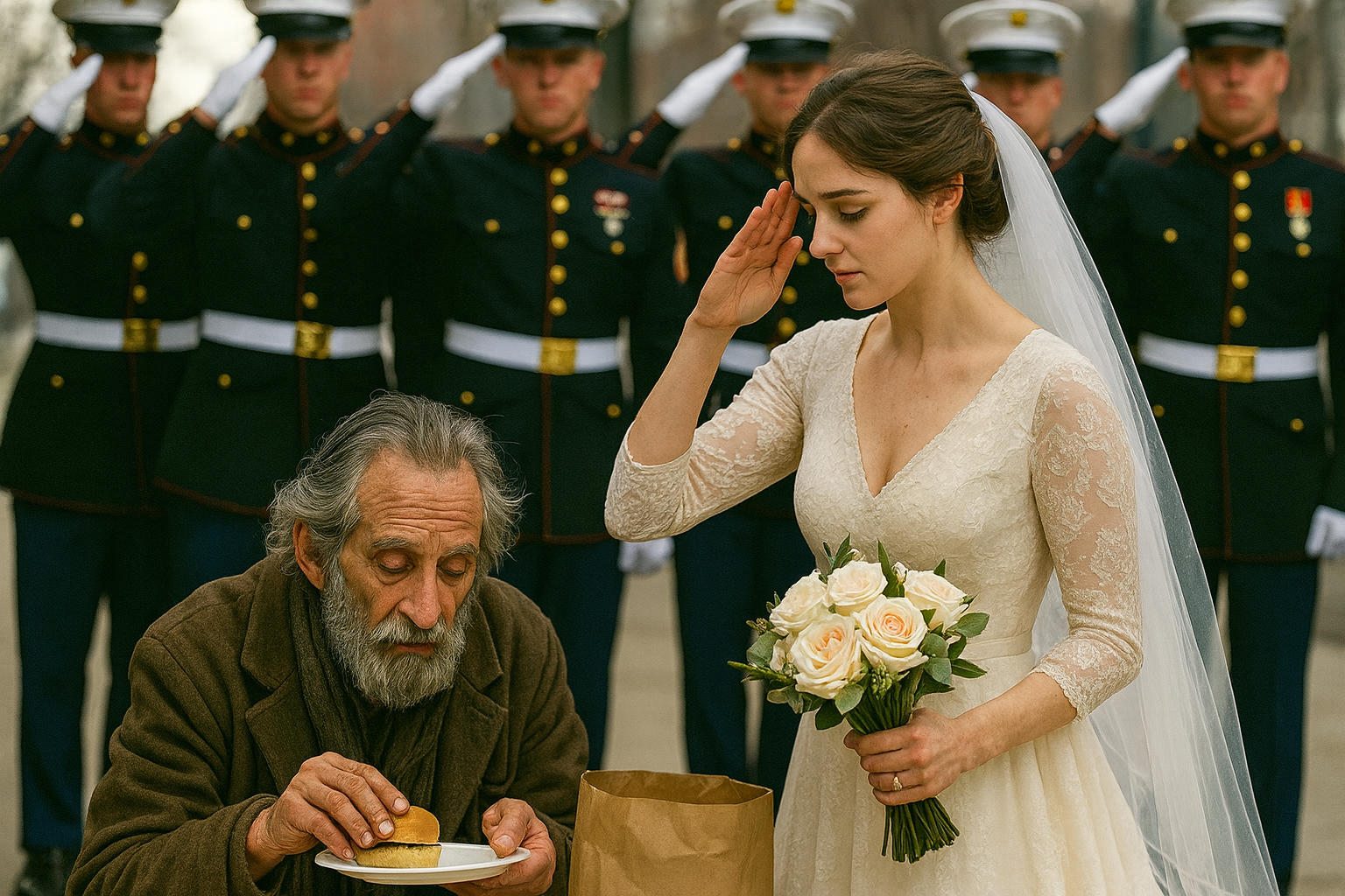She Fed a Homeless Man for 6 Years—What Happened on Her Wedding Day Left Everyone in Tears