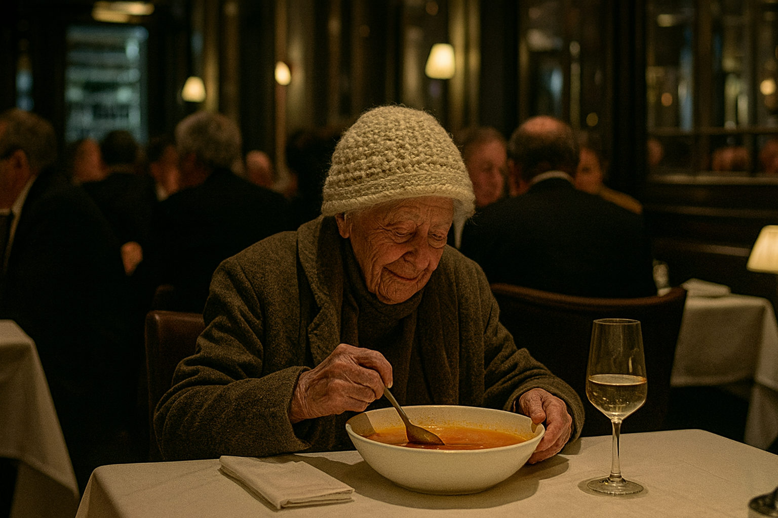 She Walked Into a Luxury Restaurant in Rags — What Happened Next Left the Whole Room in Tears