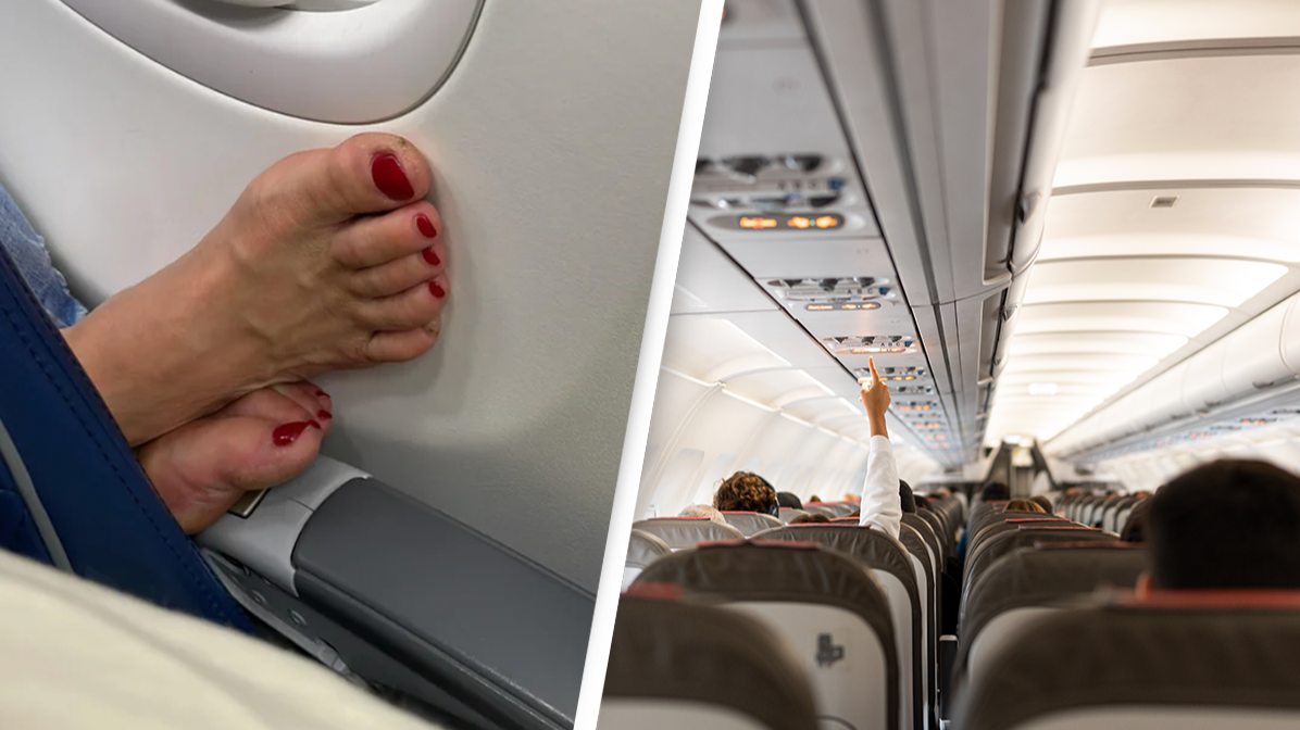 Her Smelly Foot Took Over the Plane — I Made Sure She Paid for It